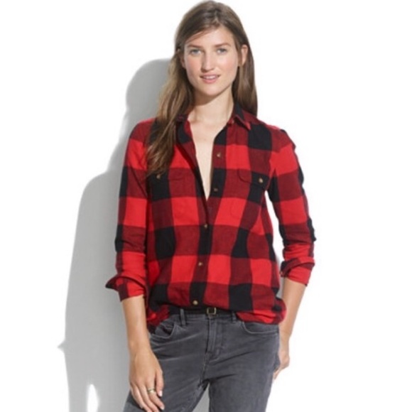 Madewell Tops - Madewell tomboy work shirt flannel